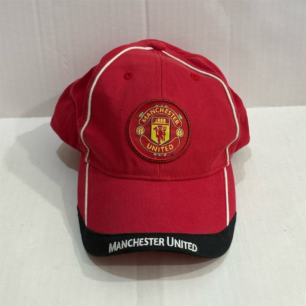 Manchester United Adjustable Baseball Cap Hat Red One Size Unisex Adult